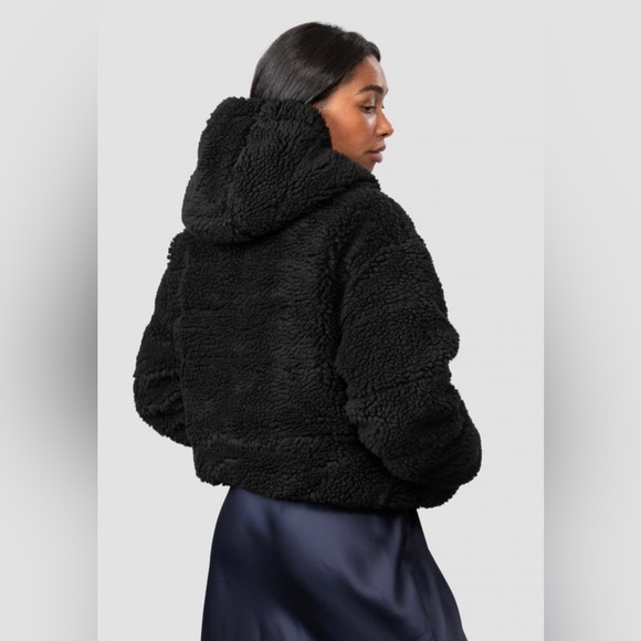 HUNTER  WANDERER SHERPA PUFFER Jacket - Black Size XL - Picture 6 of 11